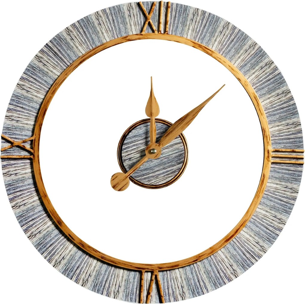 Dekoračné nástenné hodiny v modernom štýle vyrobené z kovu