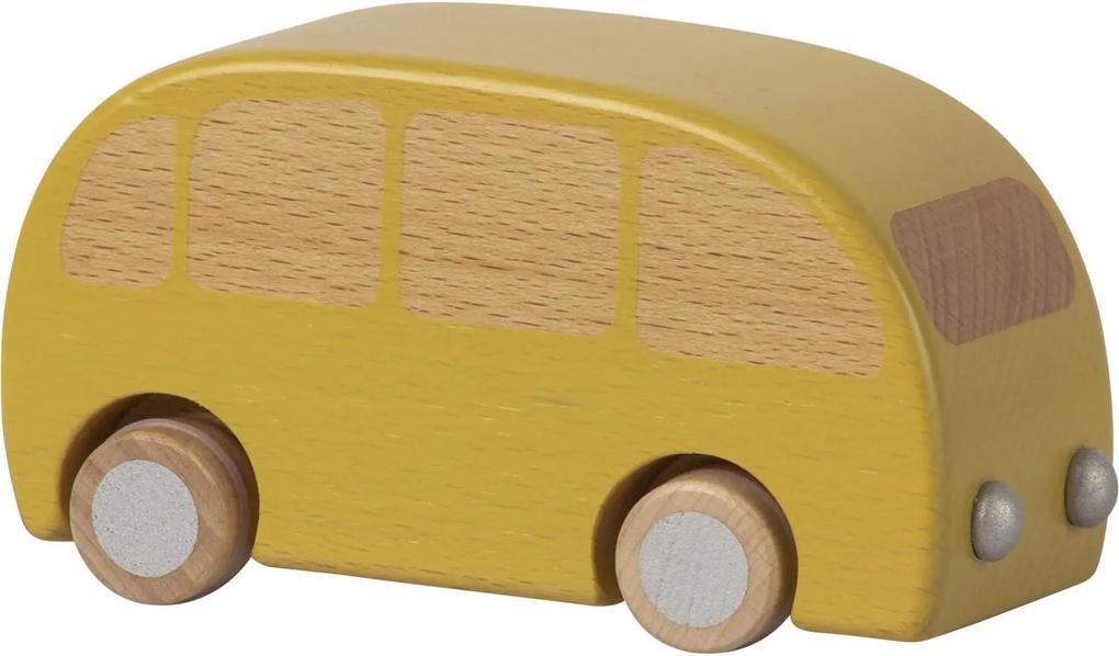 Maileg Drevený autobus Yellow