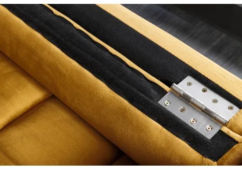Sedacia súprava 41072 220cm Cozy - Zamat Žltá  - Komfort-nábytok