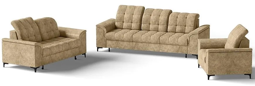 Sedacia súprava Snap 3+2+1 Bangkok Almond