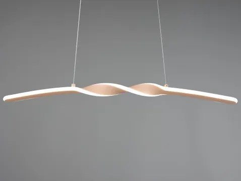 Závesné stropné osvetlenie LED Ginko, piesková%