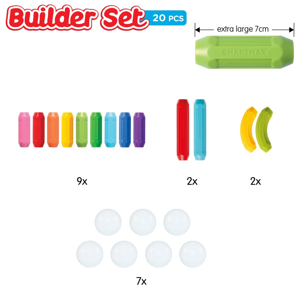 SmartMax - Stavebná súprava - 20 ks