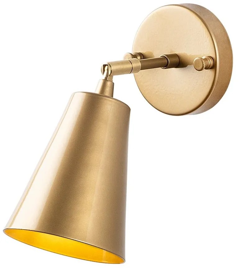 Nástenné svietidlo v zlatej farbe ø 10 cm Evander – Opviq lights