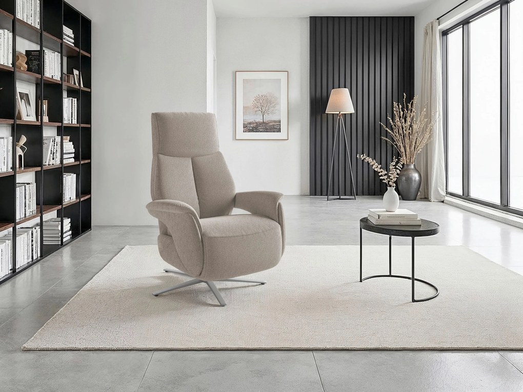 XXXLutz RELAXAČNÉ KRESLO, textil, taupe Sit & More - Online Only obývacie izby - 000144035728