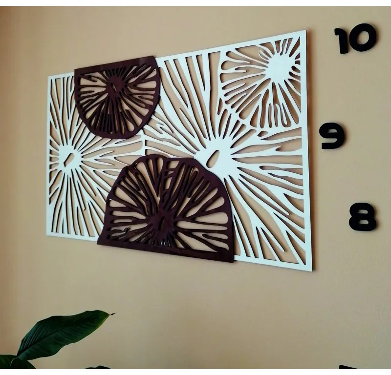 Drevený nástenný obraz - Abstraktný dizajn slnečných lúčov I SENTOP PR0294