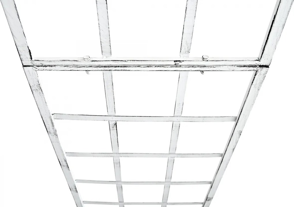 Mriežka na popínavé rastliny Trigo - 198 x 40 cm - Biela antik