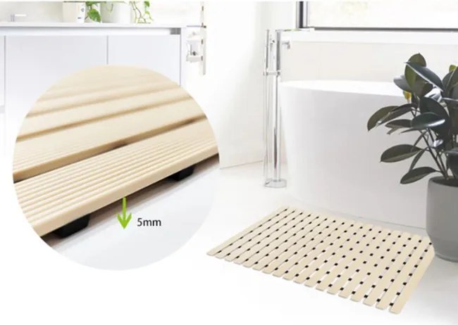 Kúpeľňová predložka svetlobéžová