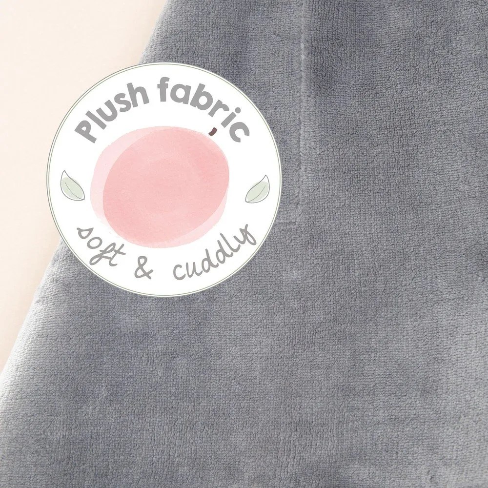 Svetlozelená detská deka z mikroplyšu 80x80 cm Woodland Buddies – Roba