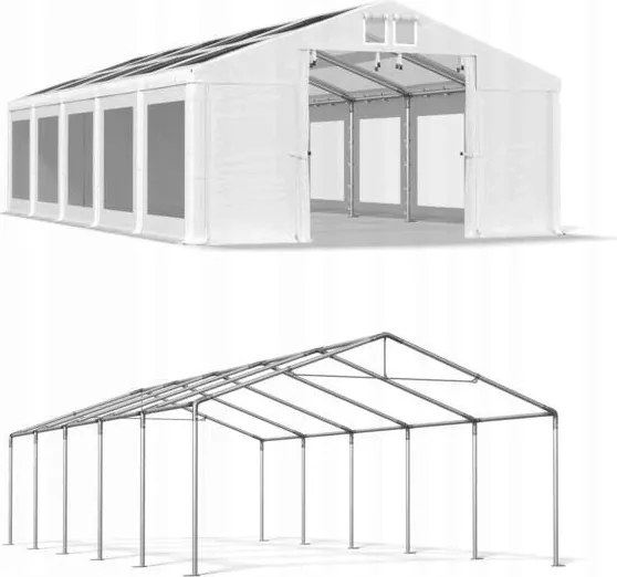 6x10 Obchodný záhradný párty stan Das 580 S
