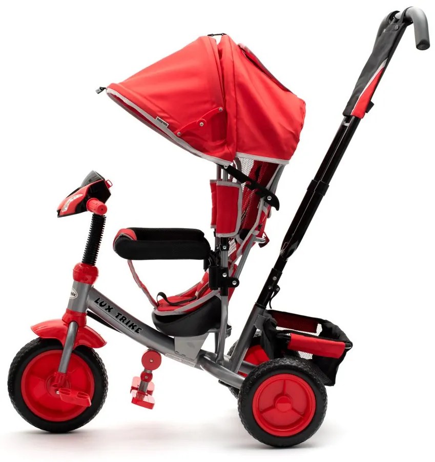 Detská trojkolka so svetlami Baby Mix Lux Trike červená