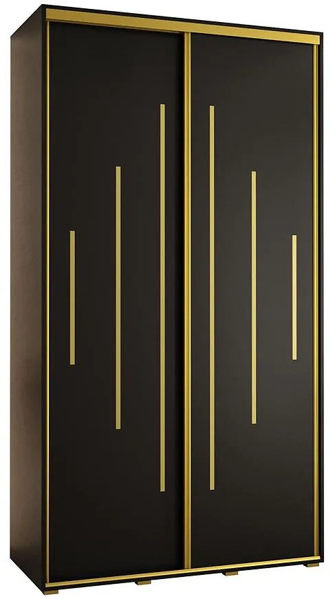 Skriňa 45 Canaris 12 140 čierna/gold