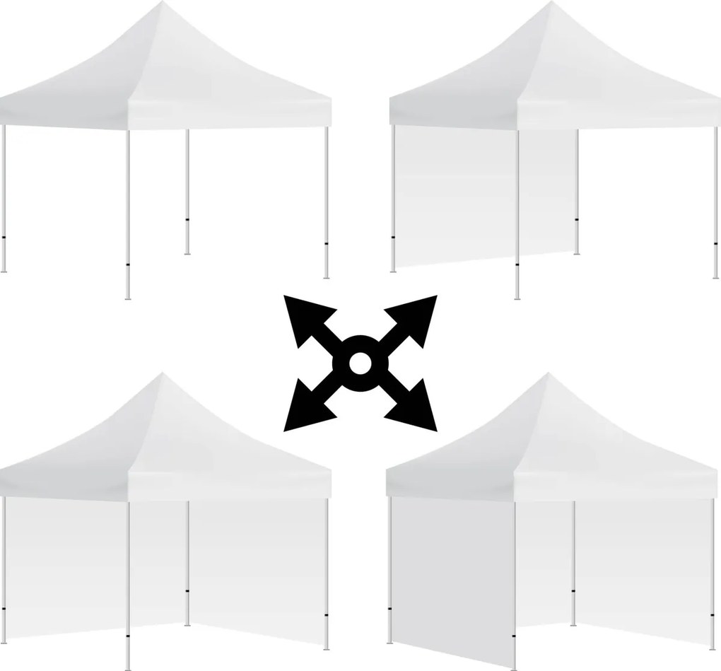 Záhradný párty stan 3x3 m ROLE biely