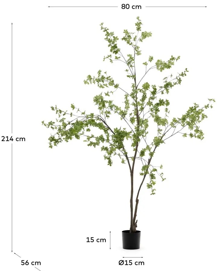 Umelá rastlina (výška 214 cm) Enkianthus – Kave Home
