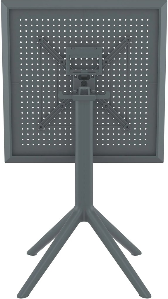 Skladací stôl Sky square - tmavošedá