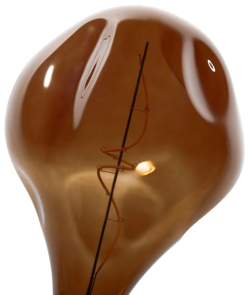 Sada 5 stmievateľných LED žiaroviek E27 PS160 hnedá 4W 120 lm 1800K