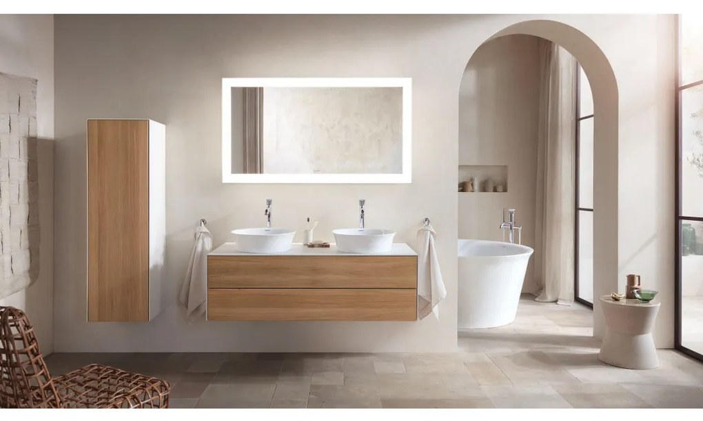 Duravit White Tulip - Voľne stojaca vaňa 1600x800 mm, biela 700468000000000