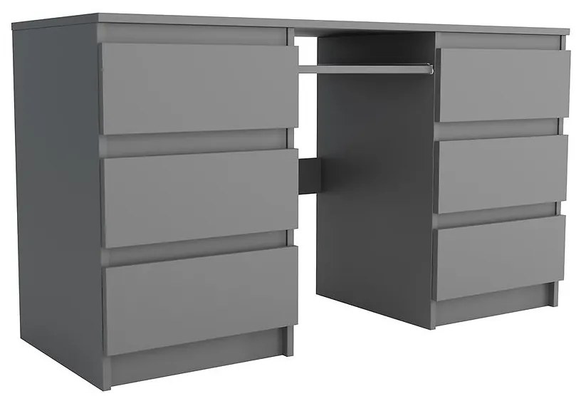 Písací stôl Leo III grafit