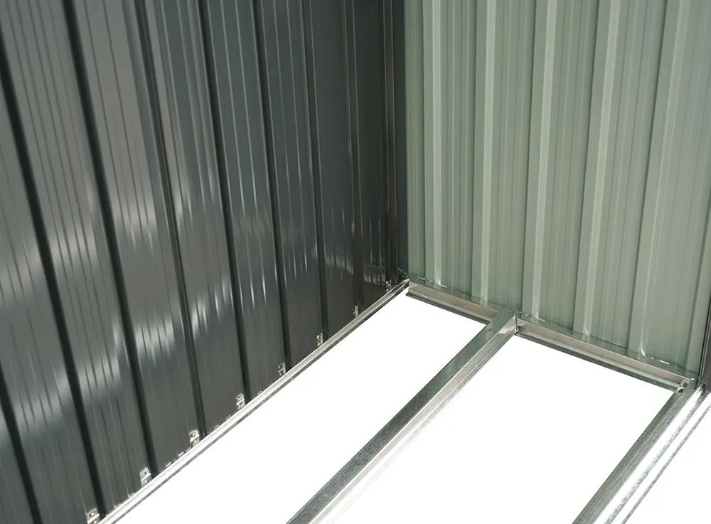 Záhradný domček na náradie s drevníkom Avenberg 3,22 x 1.96 m ANTRACIT SD-X68EWS