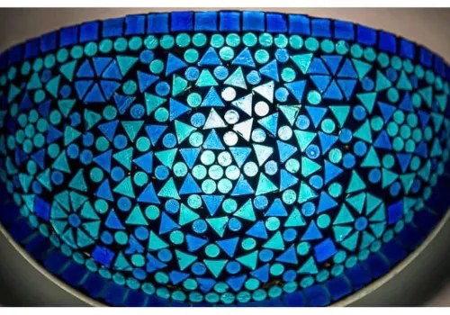 Morroco wall lampa s vypínačom Moon mozaika SKY 30*17