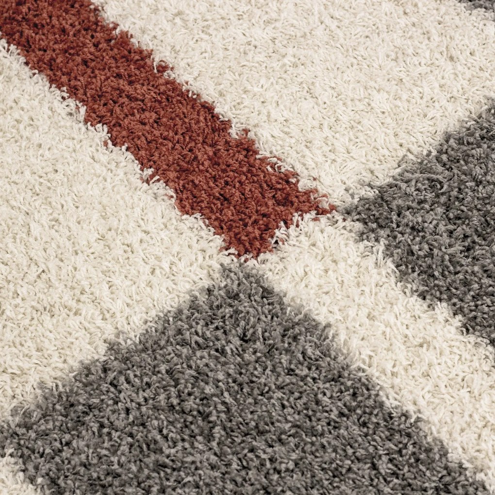 Ayyildiz Kusový koberec GALA 2505, Terra Rozmer koberca: 100 x 200 cm