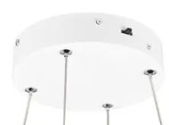 Biele LED stmievateľné závesné svietidlo Darvin – Trio