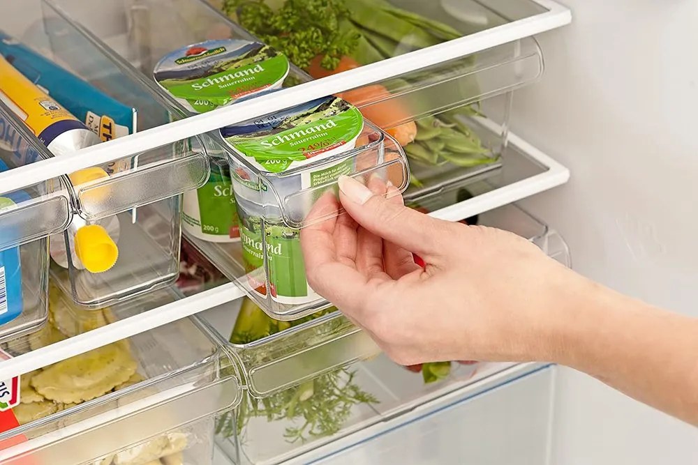 Organizér do lednice Rotho LOFT FRIDGE, 1,6l - 31x7,5x9cm