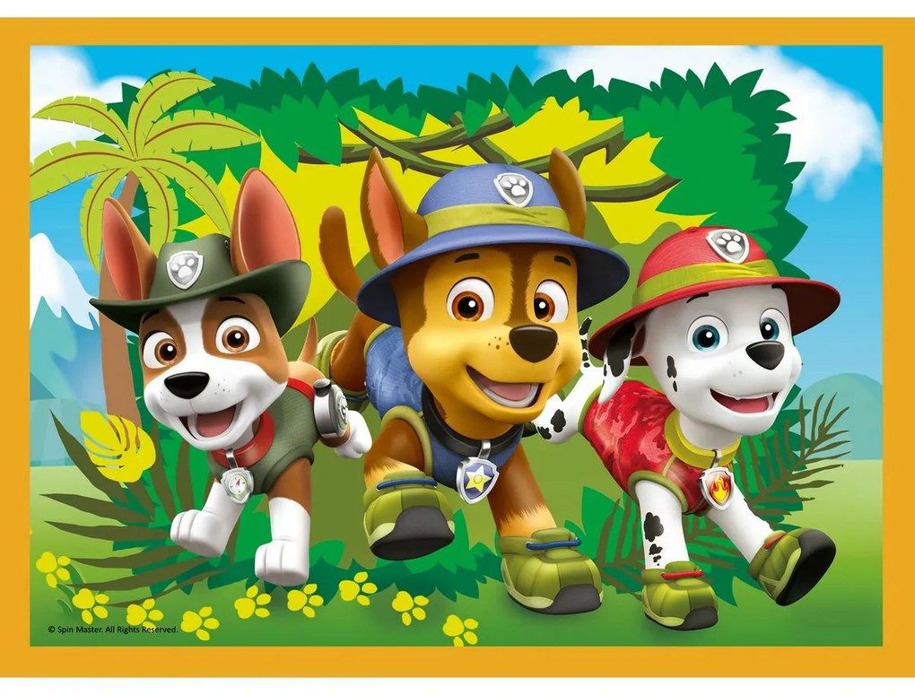 Trefl Puzzle Prázdniny Labková Patrola/Paw Patrol, 28,5 x 20,5 cm