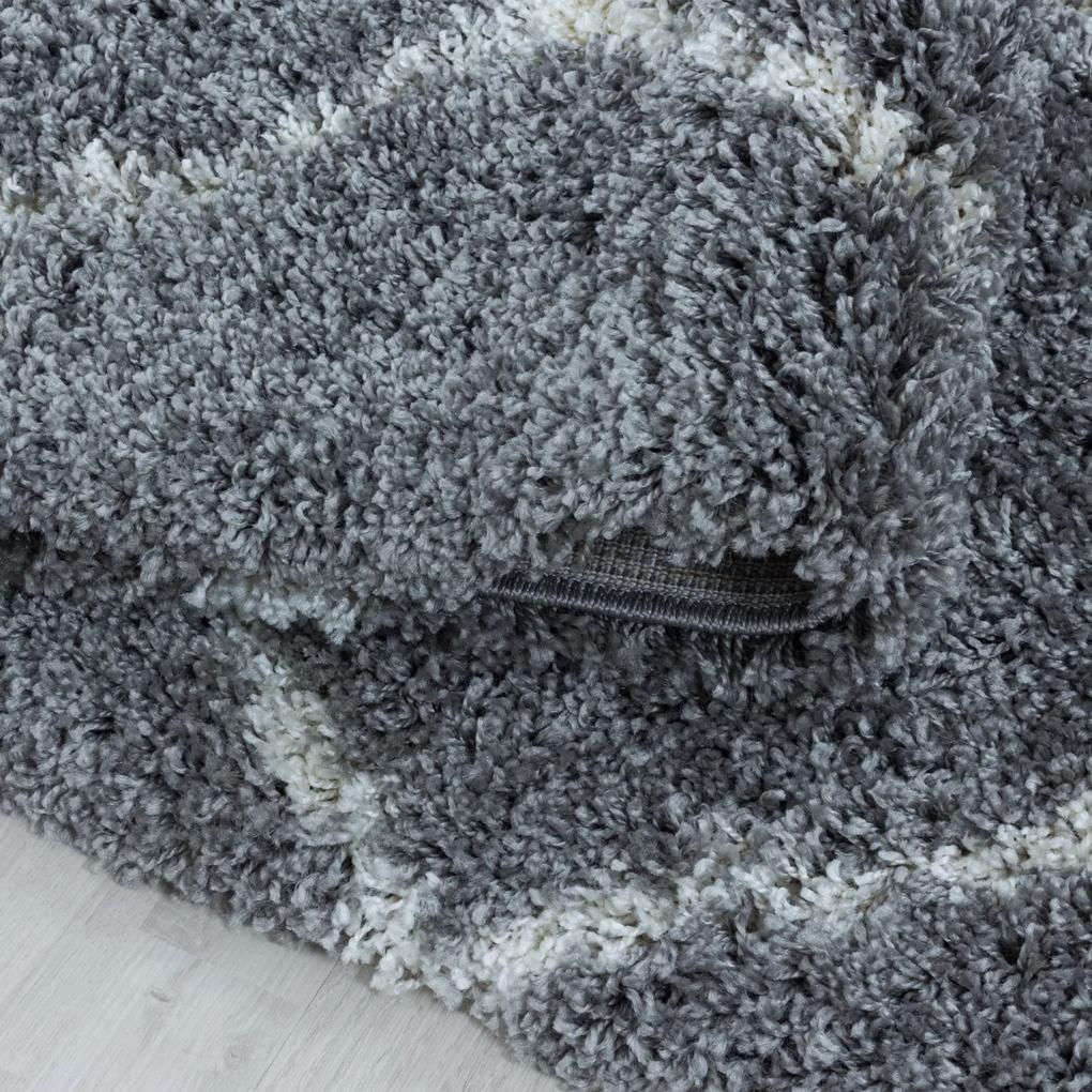 Ayyildiz koberce Kusový koberec Alvor Shaggy 3401 grey - 240x340 cm