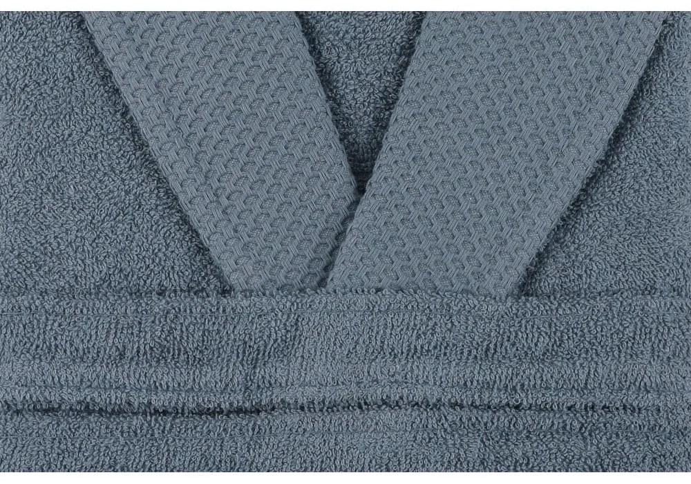 Modrý bavlnený župan veľkosť L Cappa – Foutastic