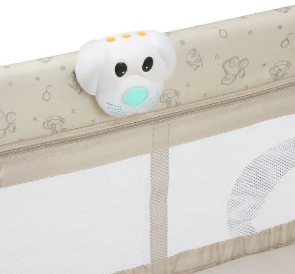 Lionelo - Cestovná postieľka SVEN PLUS béžová