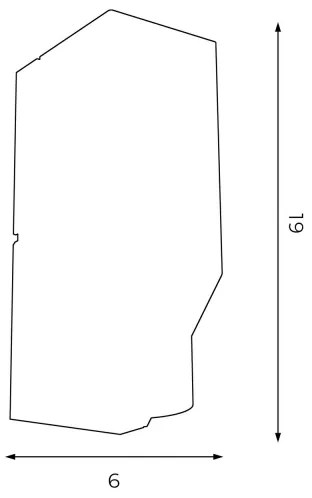 Nástenné svietidlo WALL 1xGU10/8W/230V biela/medená