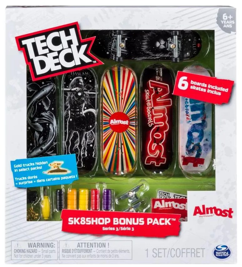 TECH DECK SKATESHOP 6KS S PRÍSLUŠENSTVOM