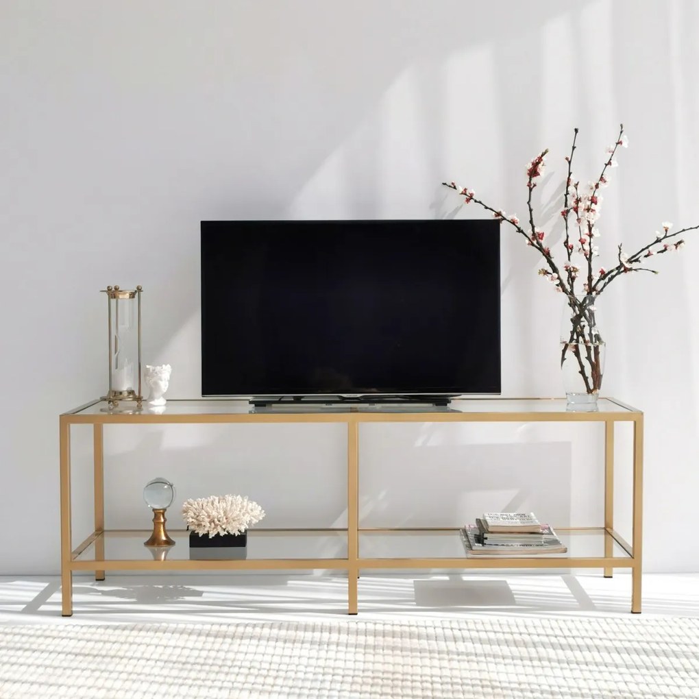 TV stolík Basic zlatý