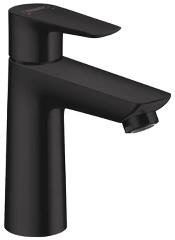 Hansgrohe Talis E, umývadlová batéria 110 bez odtokovej súpravy, čierna matná, HAN-71712670