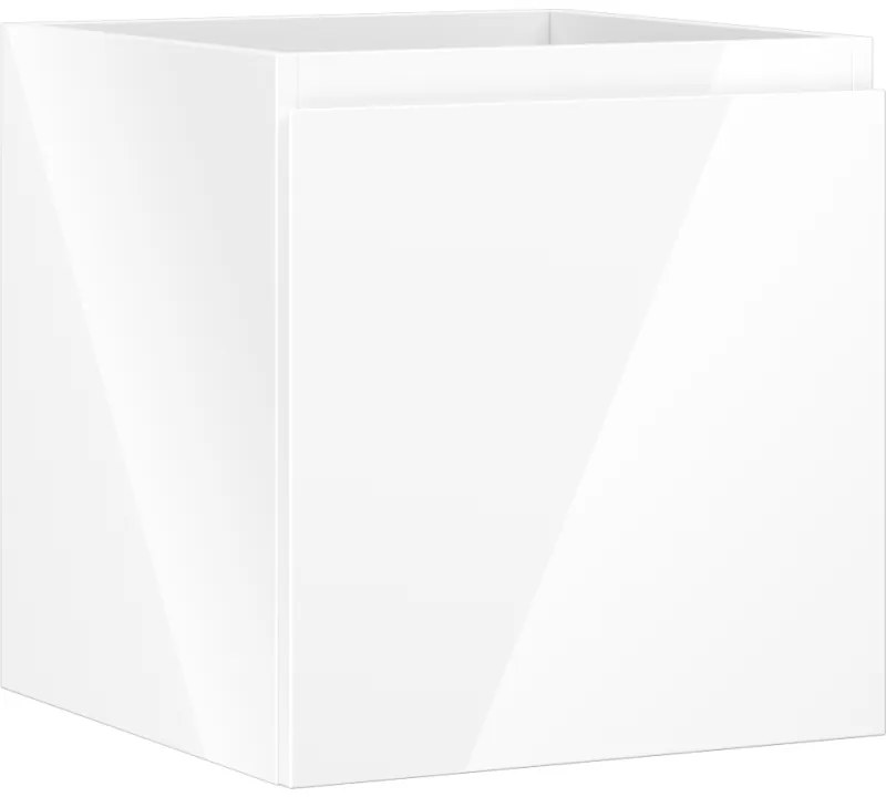 Mexen Orio, kúpeľňová skrinka 45 cm, 1 zásuvka, biela lesklá, 91A10-04547-1-BF00