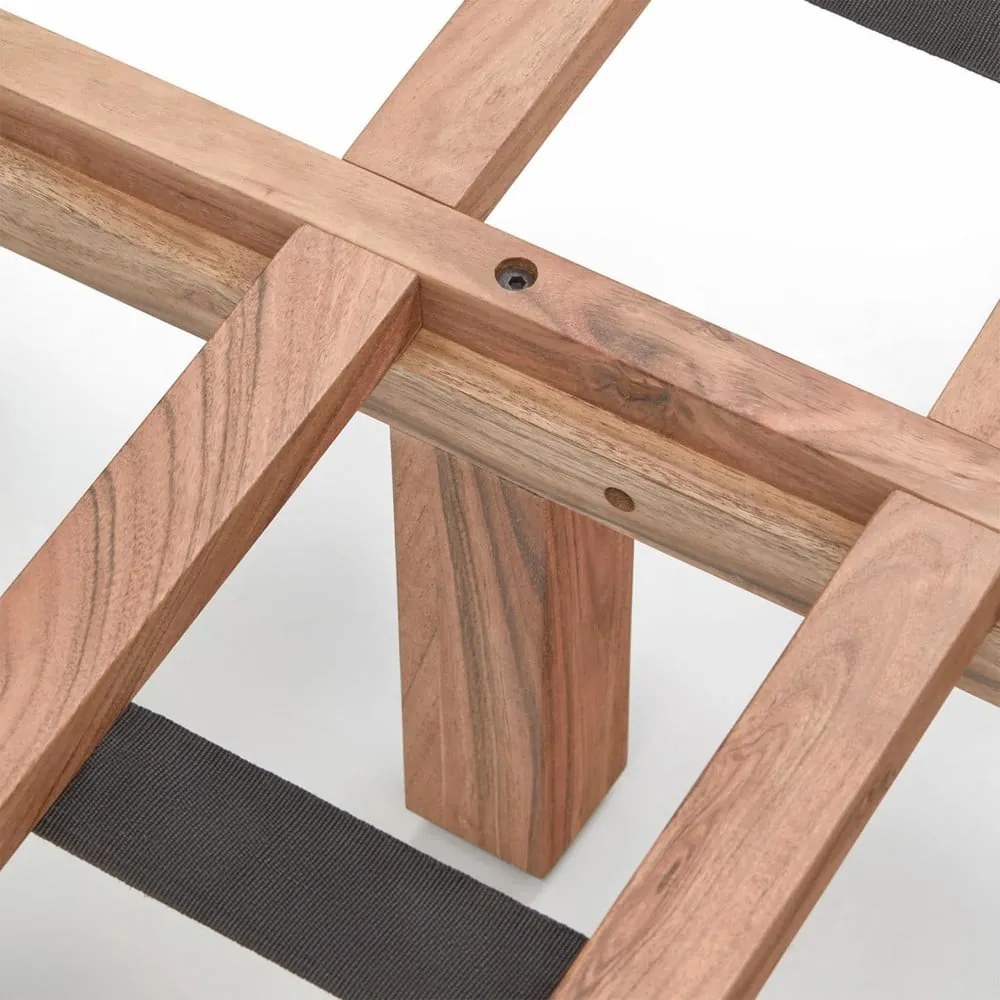 Dvojlôžková posteľ z mangového dreva s roštom 160x200 cm v prírodnej farbe Licia - Kave Home