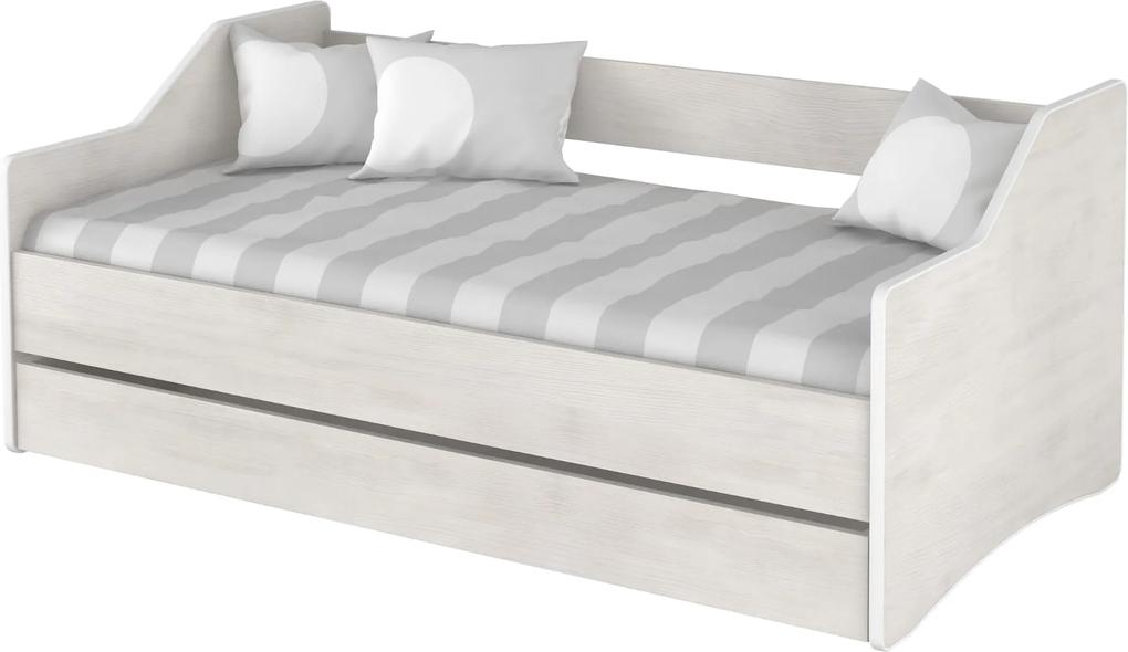 DO Detská posteľ s úložným priestorom Lulu 180x80 - nórska borovica