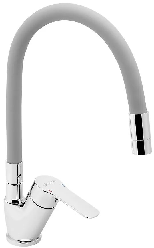 Drezová batéria flexibilná sivá 54014F.0s Metalia 54