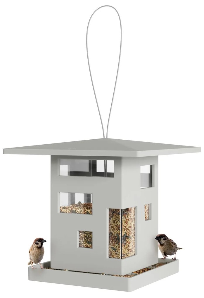 Krmítko pre vtáky BIRD CAFE šedé