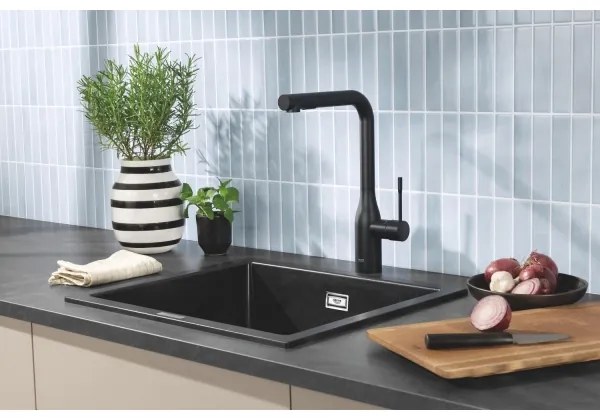 GROHE 31651AP0 - Kuchynský drez K700 560 × 510 mm granit/čierna