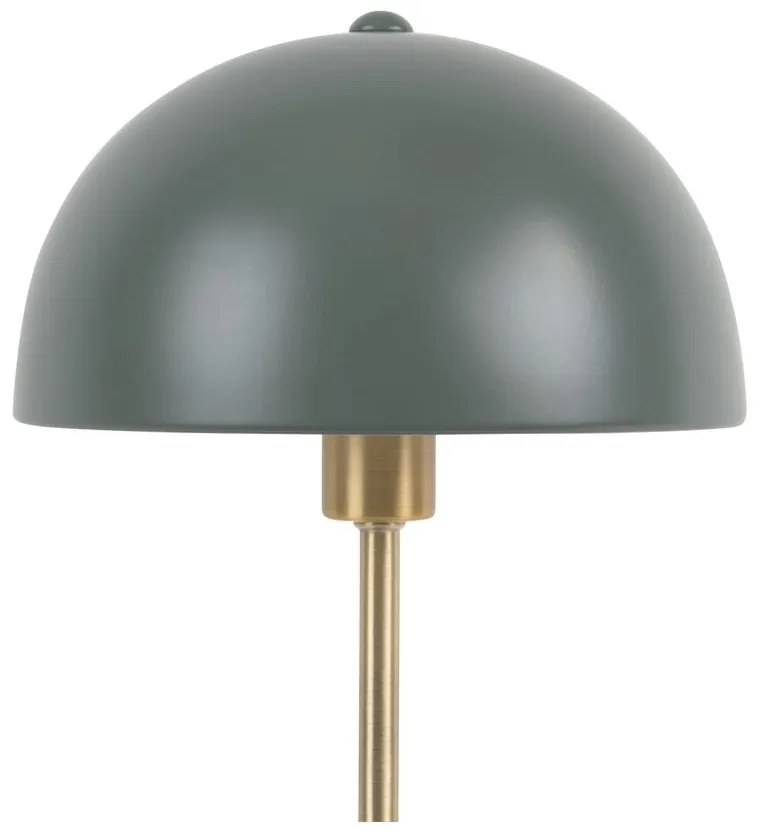 Zelená stolová lampa s detailmi v zlatej farbe Leitmotiv Bonnet