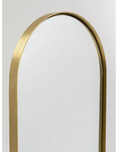 Curve zrkadlo stojacie zlaté 40x170cm