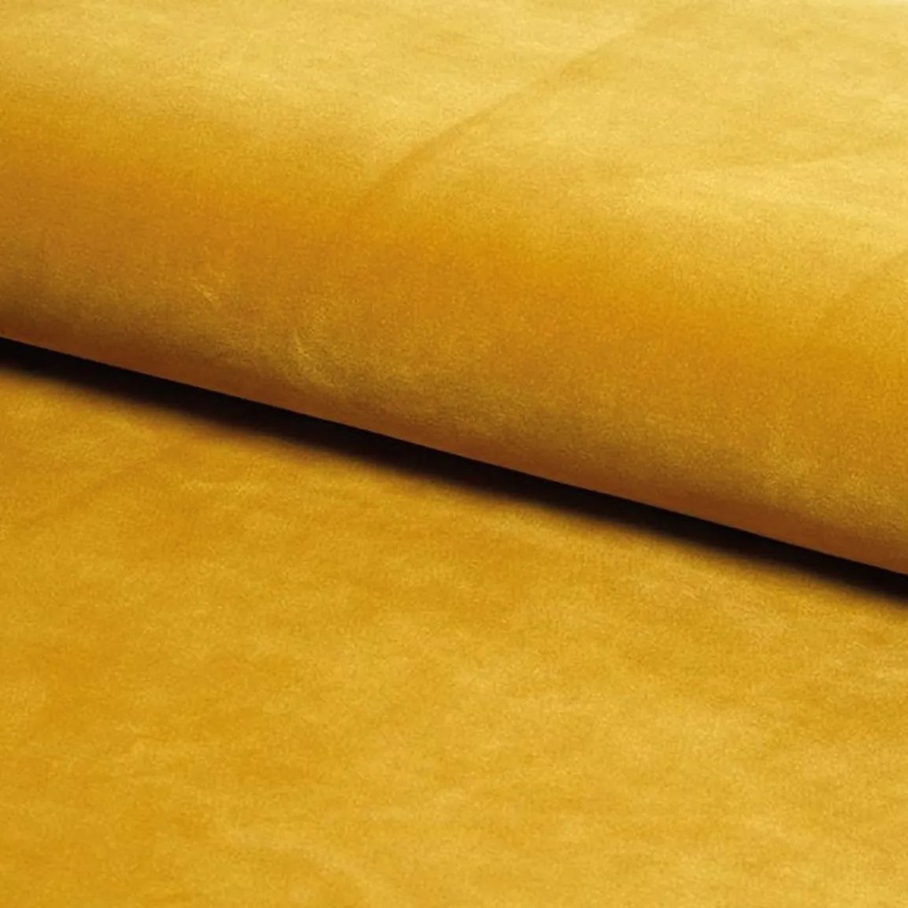AKCIA Žlté kancelárske kreslo Q-020 VELVET II. akosť