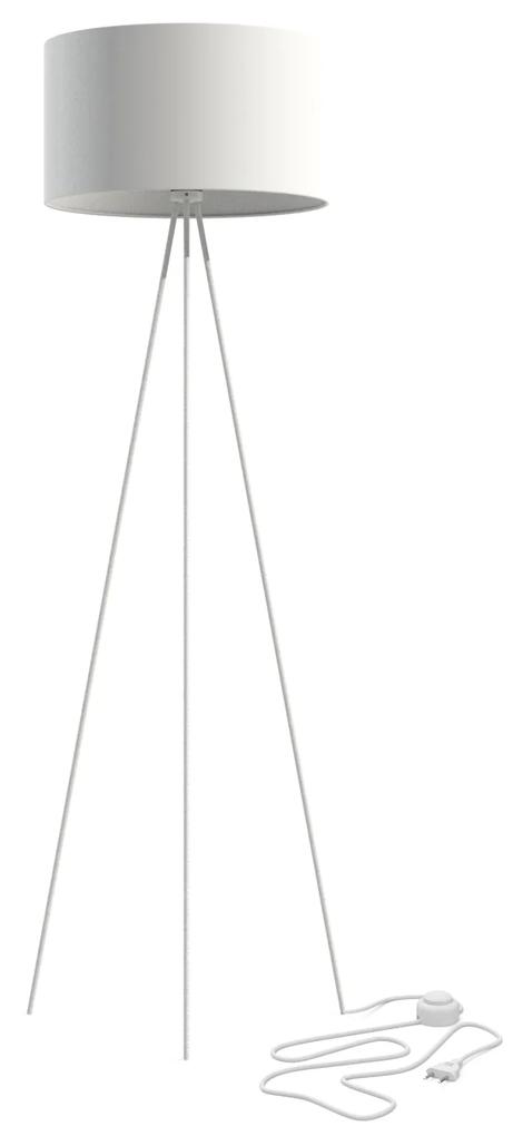 NOWODVORSKI Stojacia lampa trojnožka CADILAC, 1xE27, 40W, biela