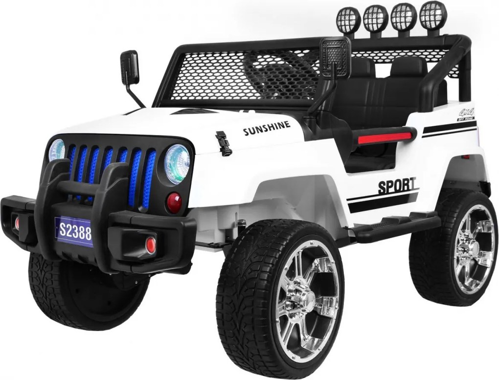 Ramiz Terénne autíčko Raptor Drifter biele 4x4 off-road pre deti