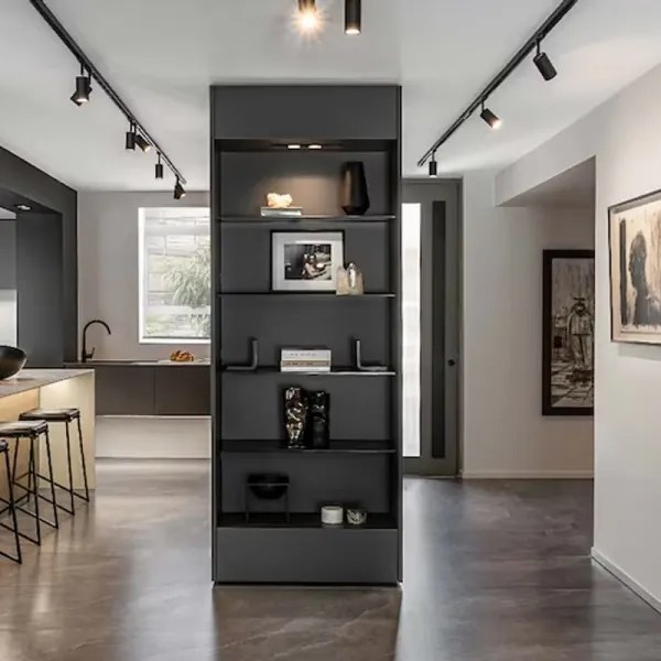 Bodové svietidlo v lištovom systéme 4xGU10/25W/230V 2 m čierna