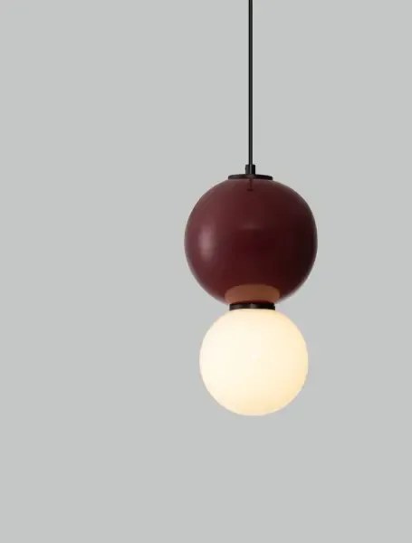 Dizajnový luster Noesis 18 Bordová