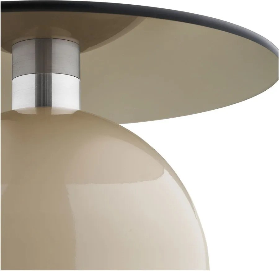 Okrúhly odkladací stolík so sklenenou doskou ø 40 cm Ravello – House Nordic