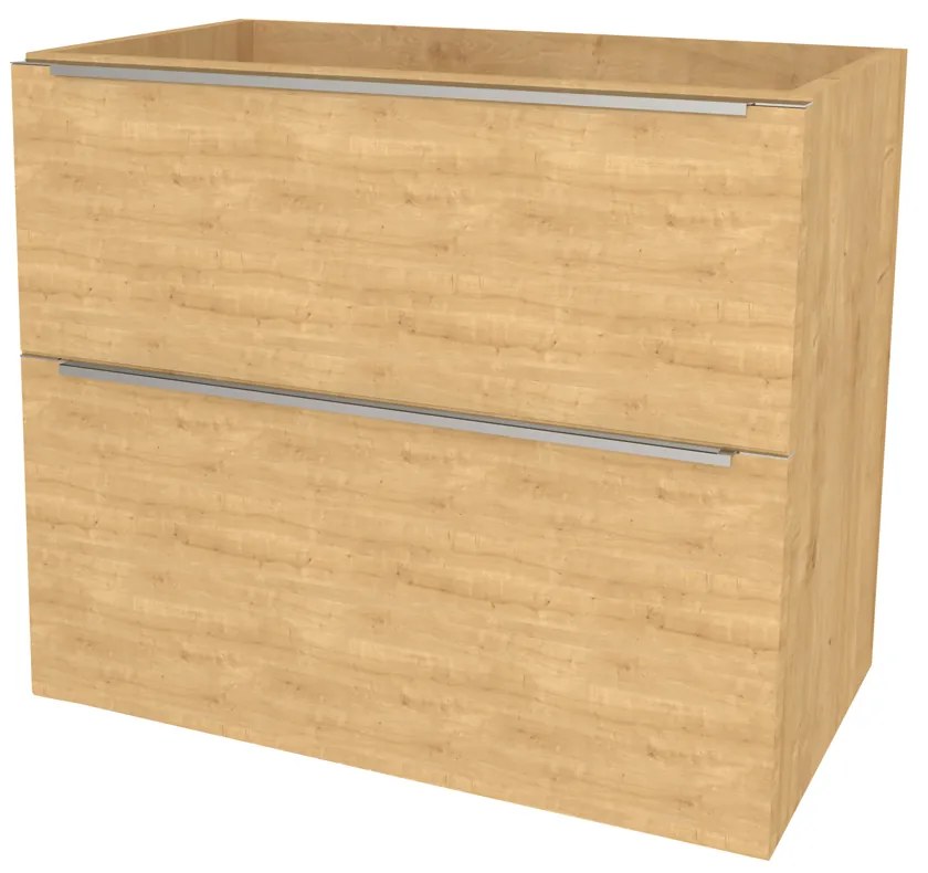 Mereo, Mereo Mailo, kúpeľňová skrinka 81 cm, chróm madlo, Multidecor, Dub Arlington, MER-CN591SDARL