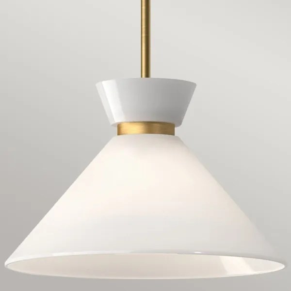 Alora Mood ALM-HALSTON-P-M-GD - Luster na tyči HALSTON 1xE27/60W/230V zlatý